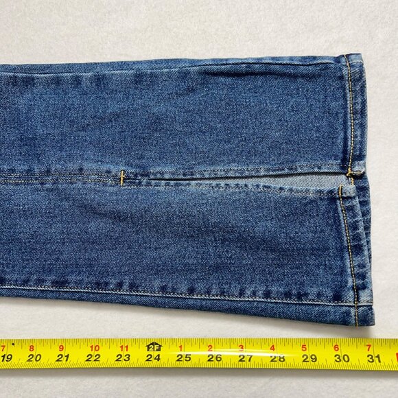 Michael Kors Women's Selma Stretch Flare Slim Blue Denim Jeans Size 14 NWT - Picture 12 of 14